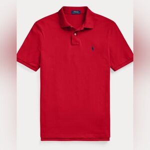 The Iconic Mesh Polo Shirt - red size XL Tall